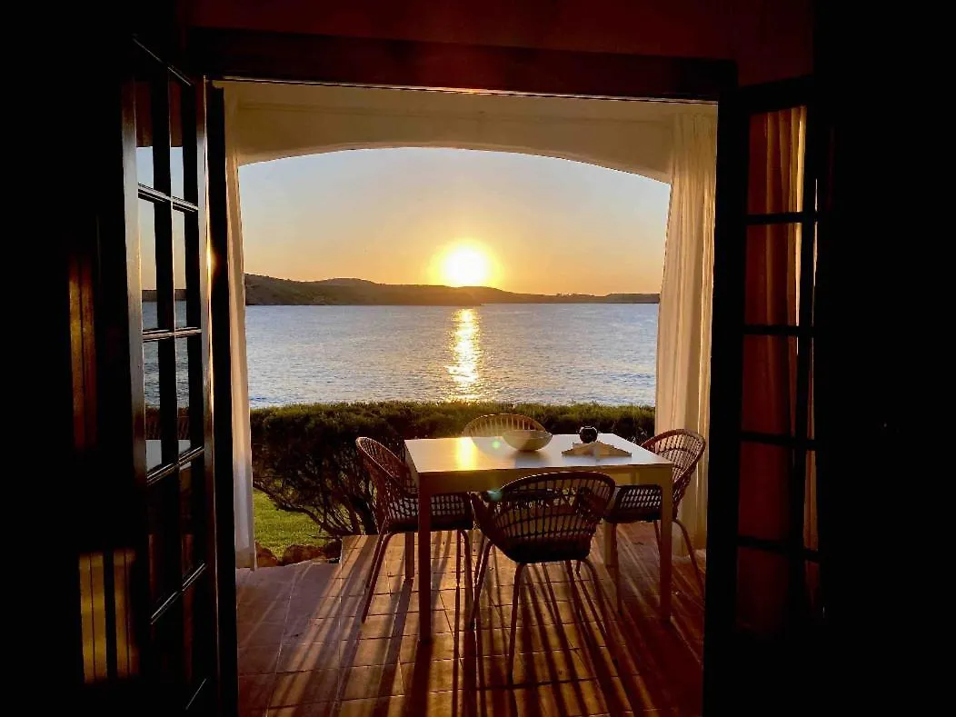 דירות פורנלס Miravent Terraza Y Jardin Frente Al Mar Menorca